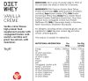 PhD Diet Whey  (1000 g, Krémes Vanília)