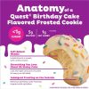 Quest Nutrition Frosted Cookies - Fehérje süti (25 g, Birthday Cake)