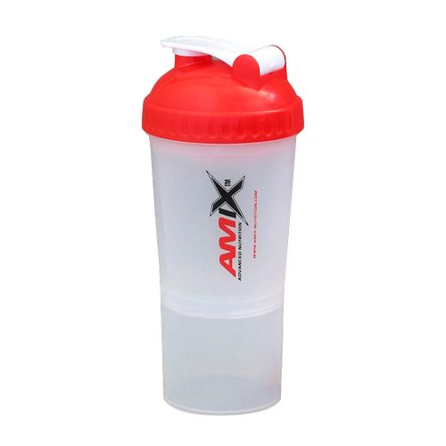 Amix Shaker Monster Bottle Color (600 ml, Piros)