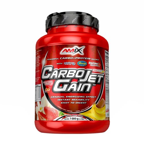 Amix CarboJet™ Gain - Tömegnövelő (1000 g, Eper)