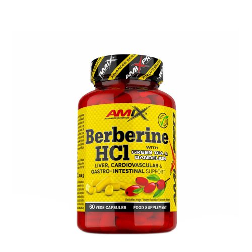 Amix Pro Berberine HCI With Green Tea & Dandelion (60 Kapszula)