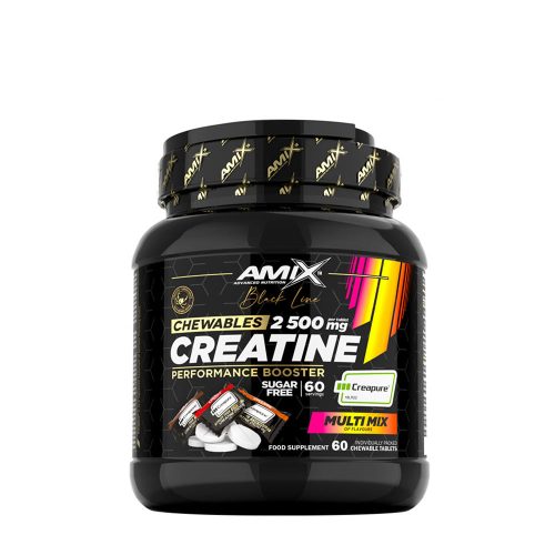 Amix Black Line Creatine Creapure 2500mg - Cukormentes Rágótabletta (60 Rágótabletta)