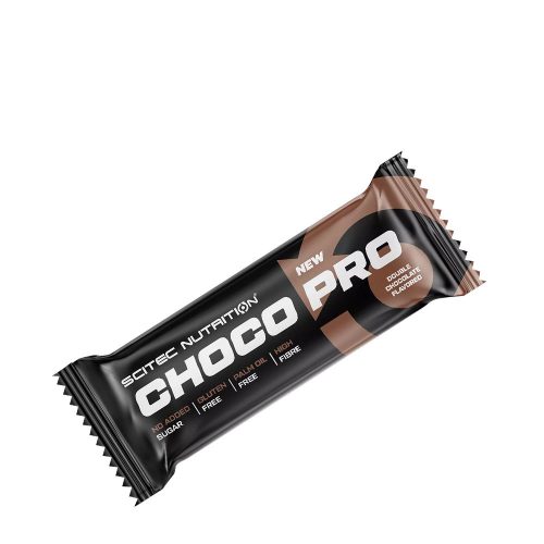 Scitec Nutrition Choco Pro - Proteinszelet (50 g, Dupla Csokoládé)