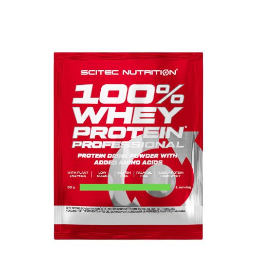 Scitec Nutrition 100% Whey Protein Professional (30 g, Pisztácia-fehér csoki)