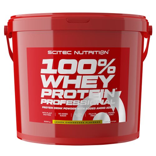 Scitec Nutrition 100% Whey Protein Professional (5000 g, Citromos sajttorta)