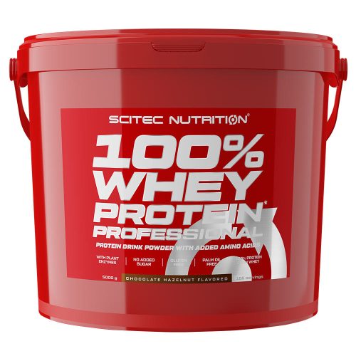 Scitec Nutrition 100% Whey Protein Professional (5000 g, Csokoládé & Mogyoró)