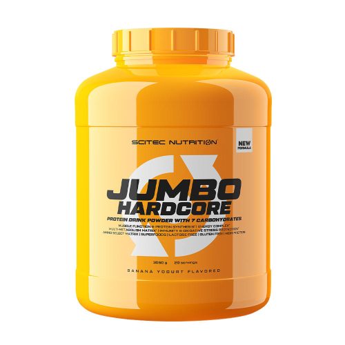 Scitec Nutrition SCITEC NUTRITION JUMBO HARDCORE (1530g, banán-joghurt) (3060 g, Banán-joghurt)