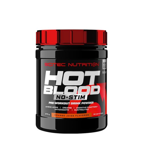 Scitec Nutrition Hot Blood No-Stim (375 g, Narancs Dzsúsz)