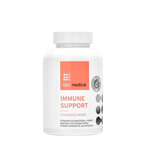 USA medical Immune Support - Gyógynövény kivonatokkal és vitaminokkal (60 Kapszula)