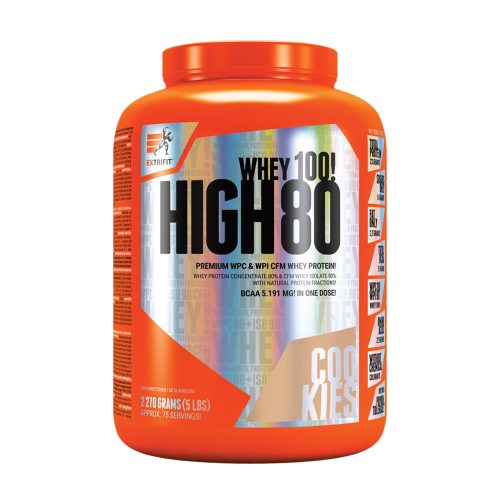 Extrifit High Whey 80 (2270 g, Csokoládés Keksz)