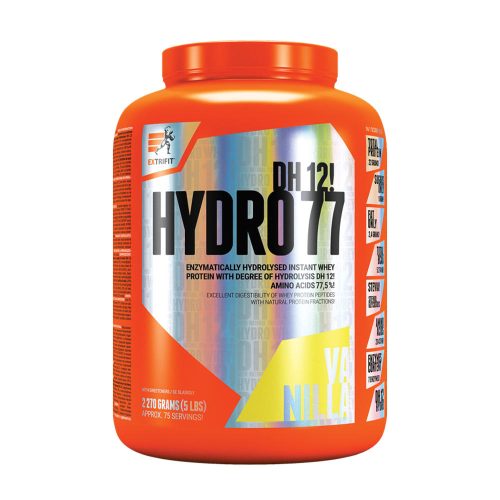 Extrifit Hydro 77 DH12 - Hidrolizált Tejsavófehérje Koncentrátum (2270 g, Vanília)