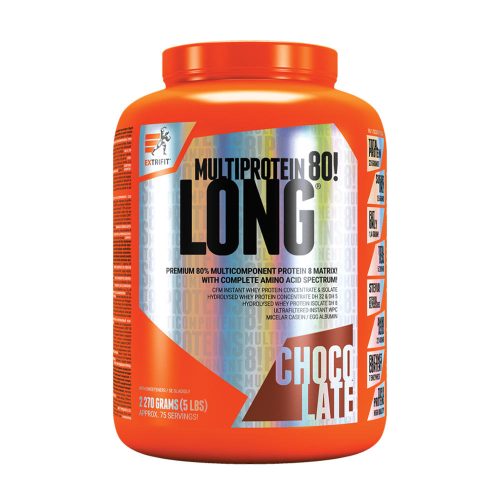 Extrifit Long 80 Multiprotein (2270 g, Csokoládé)