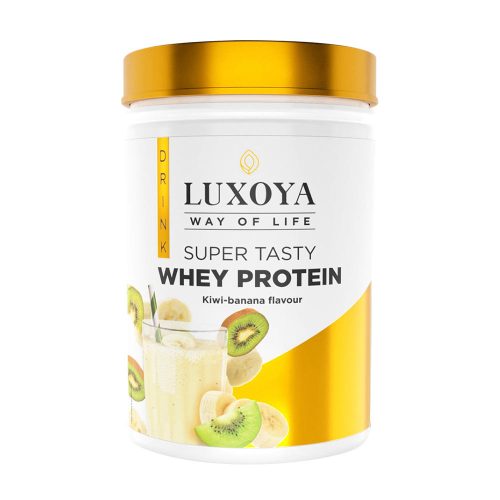 Luxoya Whey Protein - Prémium fehérje italpor - PET (450 g, Kiwi banán)