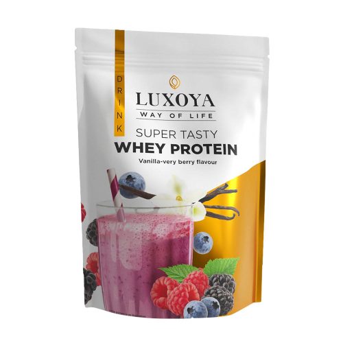 Luxoya Whey Protein - Prémium Fehérje Italpor - DOY (450 g, Vanilla Berry)