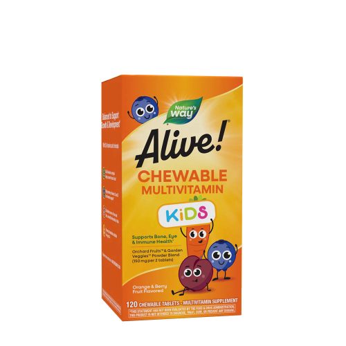 Nature's Way Alive!® Kids Chewable Multivitamin (120 Rágótabletta)