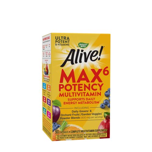 Nature's Way Alive!® Max6 Max Potency Daily Multivitamin (90 Kapszula)