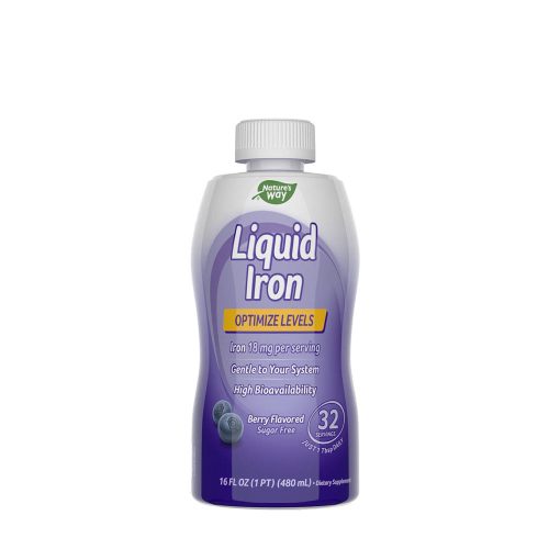 Nature's Way Liquid Iron - Folyékony Vas (480 ml, Bogyó)