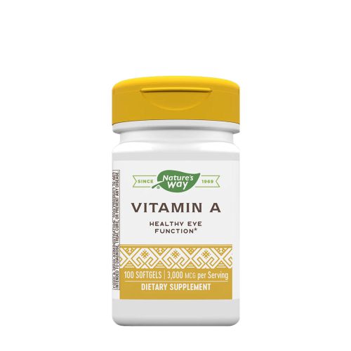 Nature's Way Vitamin A (100 Lágykapszula)