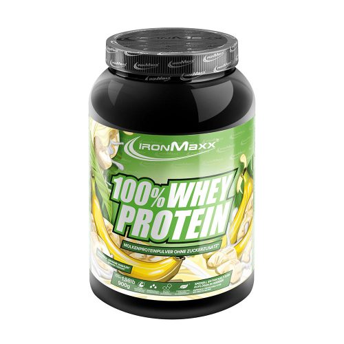 Ironmaxx 100% Whey Protein (900 g, Banán-joghurt)