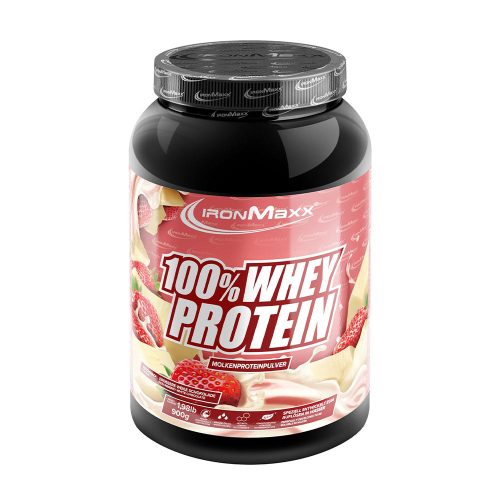 Ironmaxx 100% Whey Protein (900 g, Epres Fehér Csokoládé)