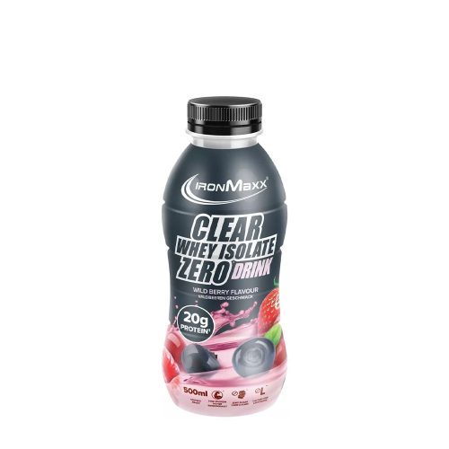 Ironmaxx Clear Whey Isolate Zero Drink (500 ml, Erdei Gyümölcs)