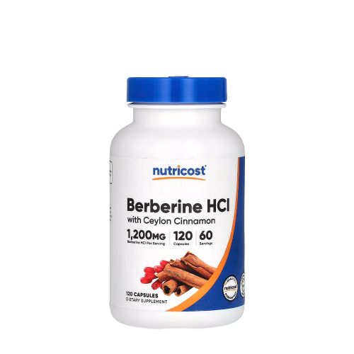 Nutricost Berberine HCl With Ceylon Cinnamon (120 Kapszula)