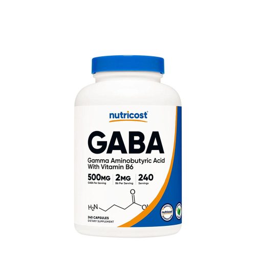 Nutricost GABA + B6 500 mg (240 Kapszula)