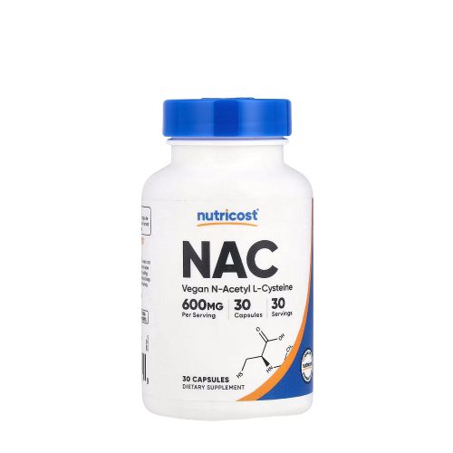 Nutricost N-Acetyl L-Cysteine (NAC) 600 mg (30 Kapszula)