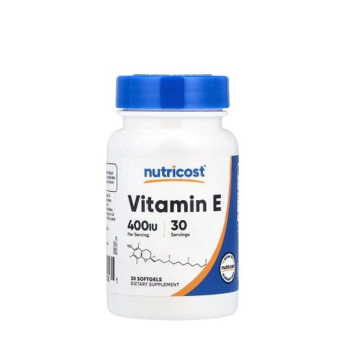 Nutricost E-vitamin 400 NE (30 Lágykapszula)