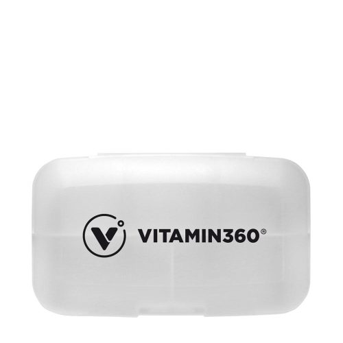 Vitamin360 5 Rekeszes Kapszulatartó - Pill Box (1 db, Fehér)